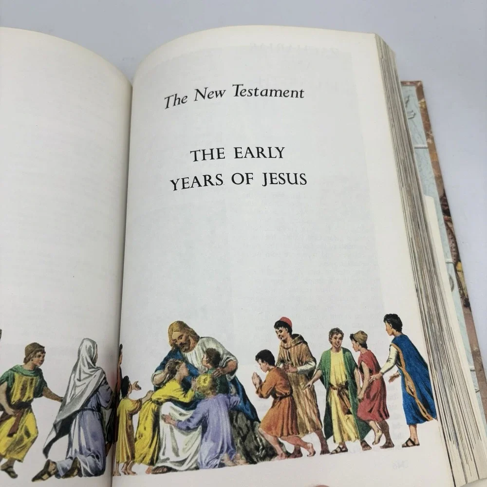 Vintage The Children's Bible Golden Press Illustrated Stories Hardcover 1965‎